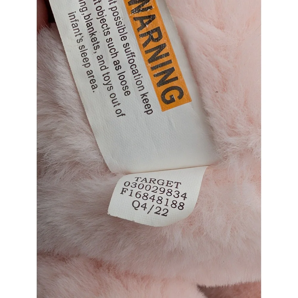 Cloud Island Elephant Plush Pink‎ Soft Stuffed Animal Target 2022 15 Inch